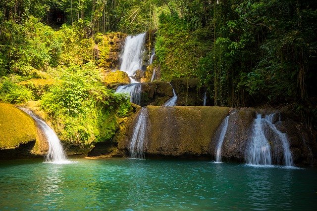   Jamaica  waterfall