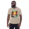 Miami Beach Dreams Organic Vintage Retro T-Shirt - Image 8