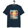 Miami Beach Dreams Organic Vintage Retro T-Shirt - Image 3