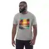 Miami Beach Dreams Organic Vintage Retro T-Shirt - Image 9