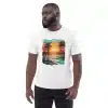 Miami Beach Dreams Organic Vintage Retro T-Shirt - Image 10